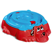 Песочница Собачка Sheffilton Kids П-376 красный-голубой 01